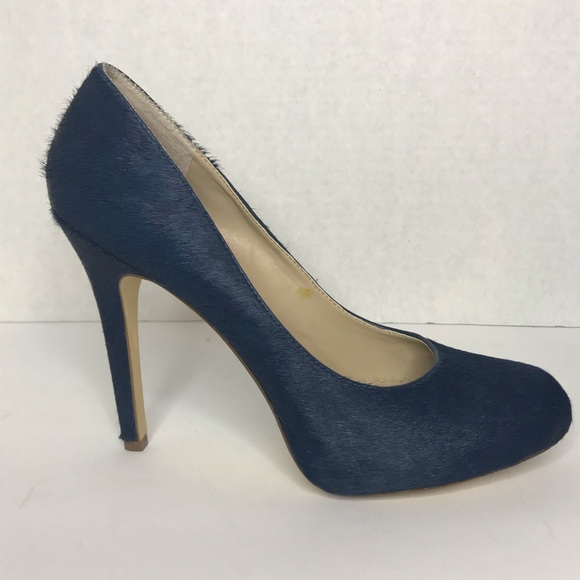 INC International Concepts Shoes - INC leather Heels - Sz. 9.5 peacock blue
